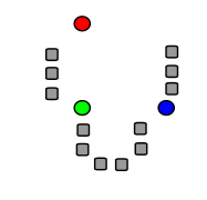 We randomly select K data points from the dataset as initial cluster centroids.