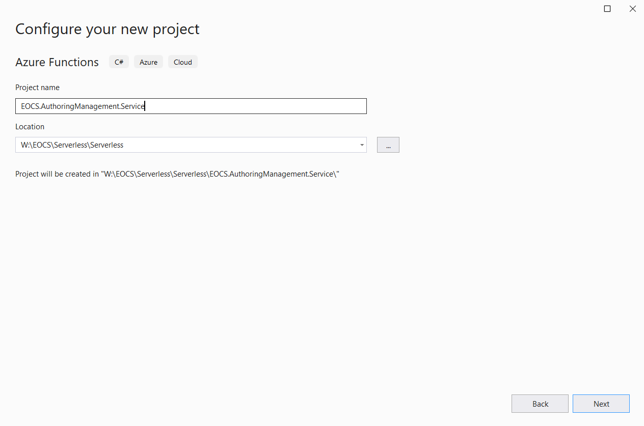 Create an Azure Function project